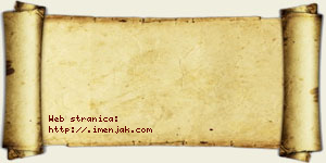 Miljana Strinić vizit kartica